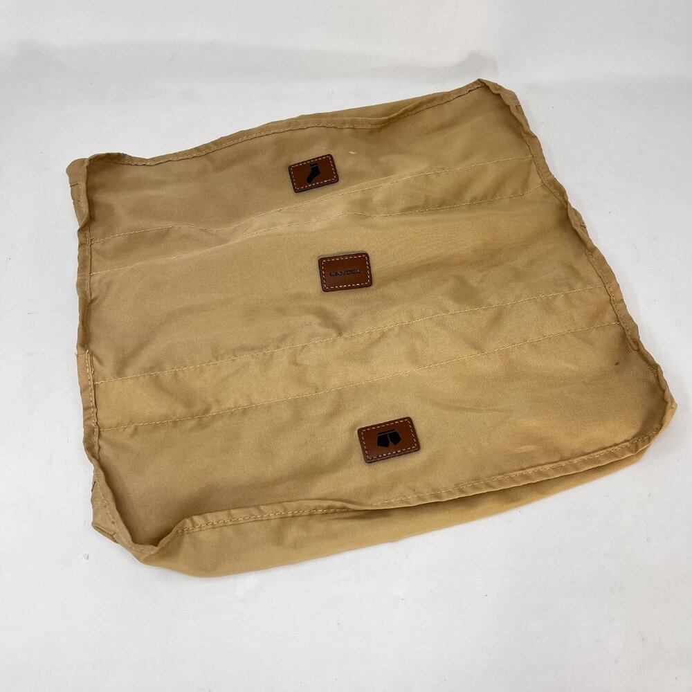 Vintage LANCEL Travel Organizer Bag Dopp Kit Nylon Toiletry Carry-On Suitcase